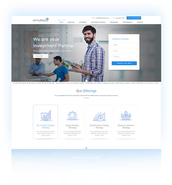 You need better landing page to increse traffic